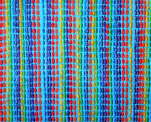 bead curtain in rainbow colours