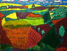 abstract landscape, picardie, the eclipse